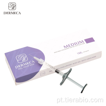 Dermeca Cross Linked Ácido Hialurônico Preenchimento Injetável 1ml